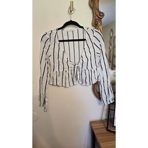 LA Hearts Striped Top | Size S